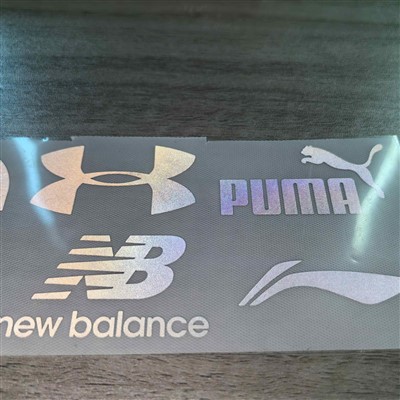 3D Reflective PU ربر ليبل